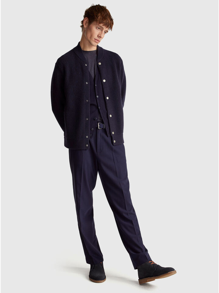 S/L V NECK SWEATER Men image number 3